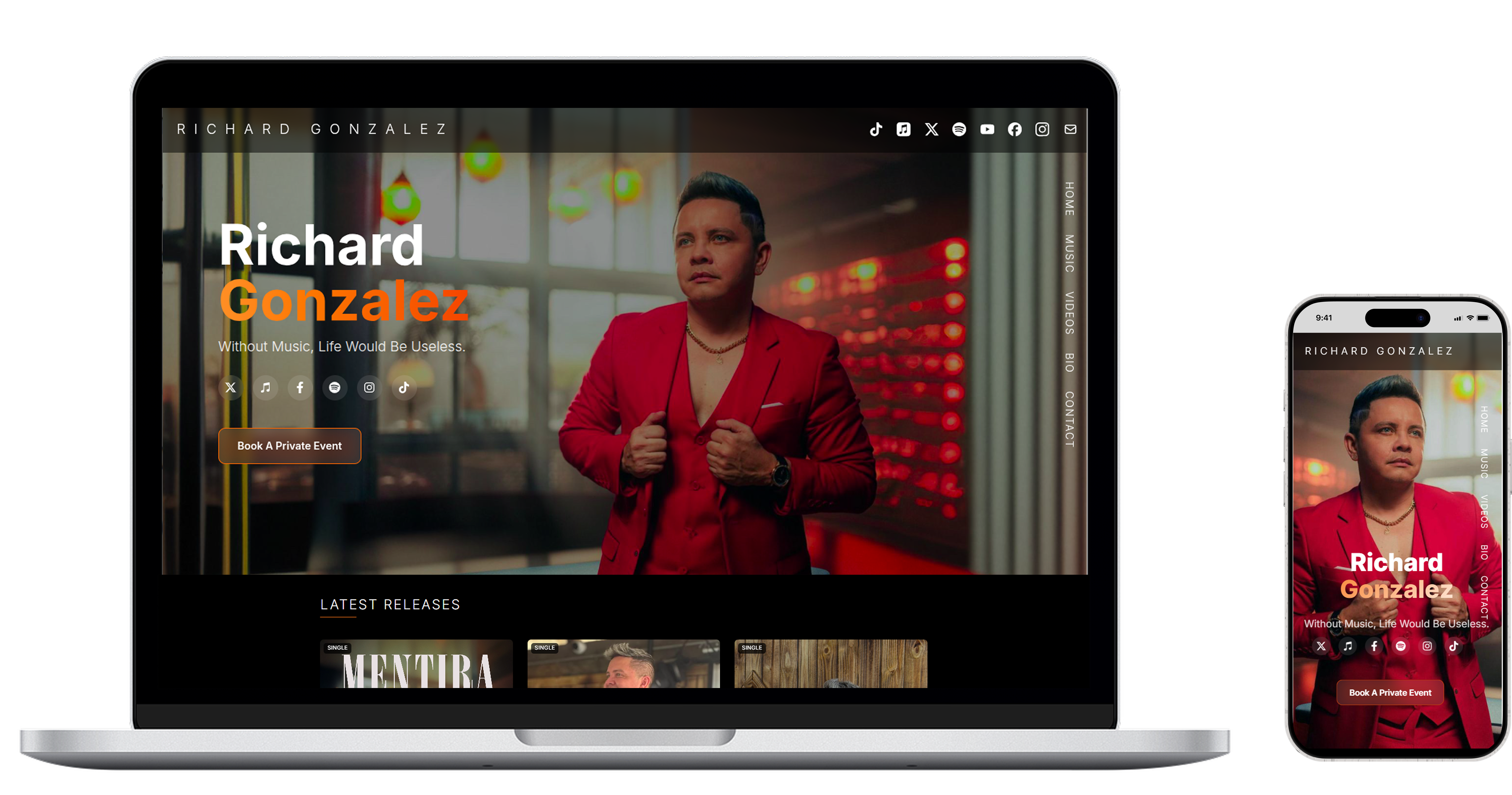 Red urgency brand marketing design